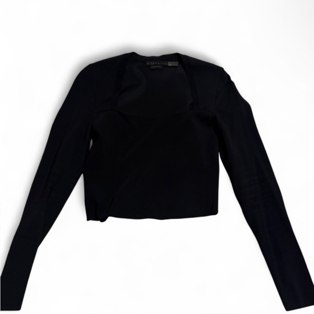 Black Long Sleeve Top